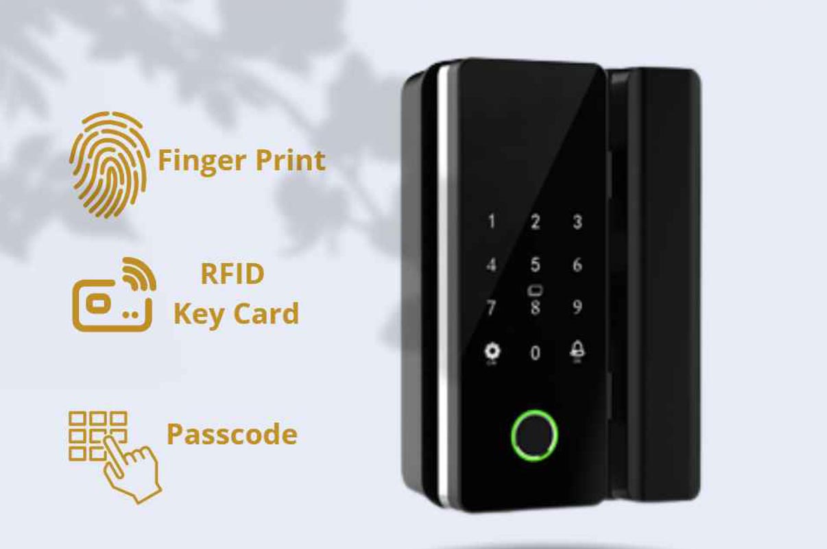 Smart Glass Door Lock